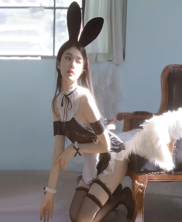Lively And Cute Bunny Girl Costume - Image 3