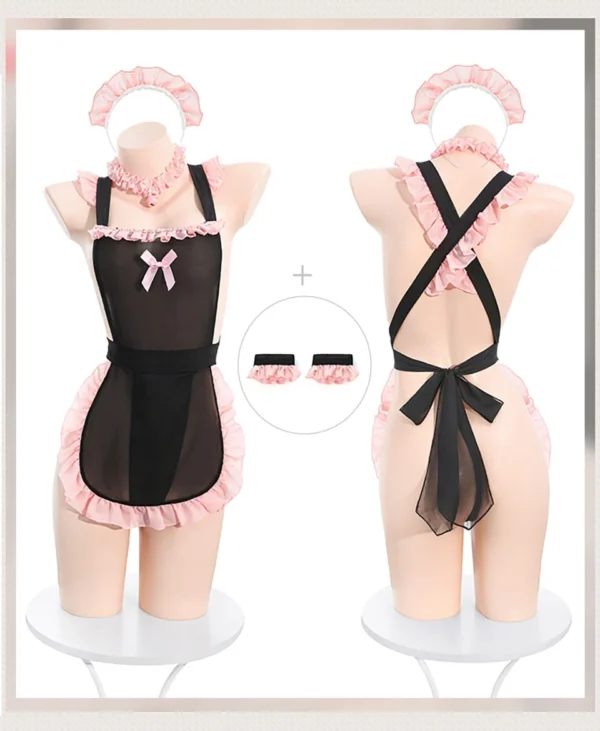 One-Piece Apron Maid Outfit - Image 5